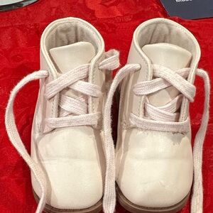 Disney Cream Lace-Up Kids Boots